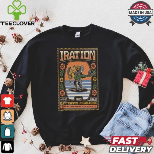 Design Iration August 23 24, 2024 Daytrippin In Paradise Pacific Amphitheatre, Costa Mesa, CA Poster Shirt