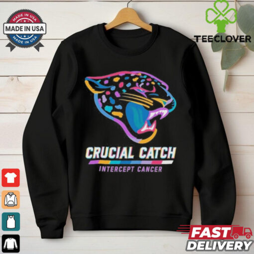 Design Jacksonville Jaguars 2024 Crucial Catch Intercept Cancer Awareness T Shirt