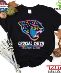Design Jacksonville Jaguars 2024 Crucial Catch Intercept Cancer Awareness T Shirt