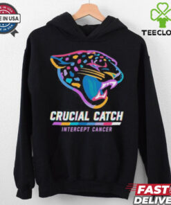 Design Jacksonville Jaguars 2024 Crucial Catch Intercept Cancer Awareness T Shirt