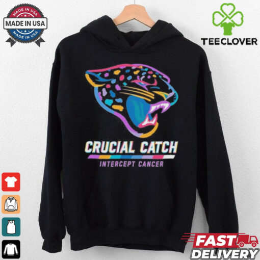 Design Jacksonville Jaguars 2024 Crucial Catch Intercept Cancer Awareness T Shirt