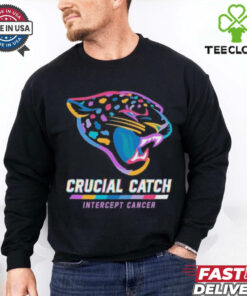 Design Jacksonville Jaguars 2024 Crucial Catch Intercept Cancer Awareness T Shirt