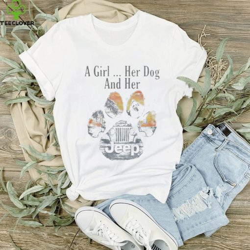 Design Jeep A Girl… Her Dog And Her Shirt