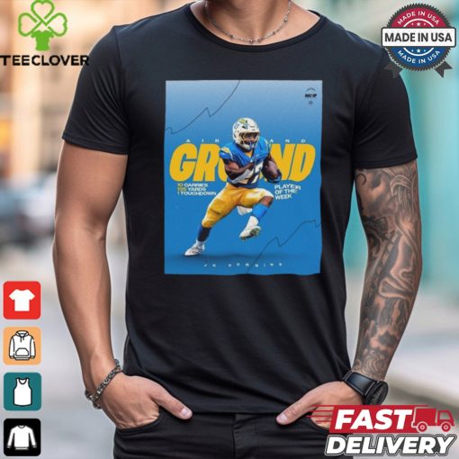 Design Jr Bobbins Los Angeles Chargers 10 Carries 135 Yards 1 Touchdown Player Of The Year shirt