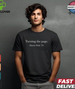 Design Kamala Harris Turning The Page T Shirt