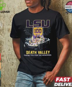 Design LSU Tigers 1924 2024 100 Years In Death Valley Thank You For The Memories T Shirt