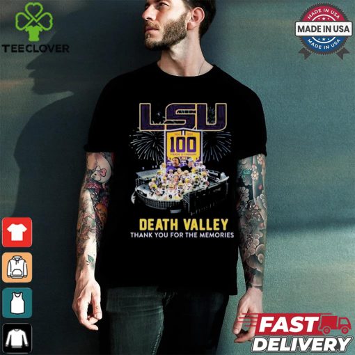 Design LSU Tigers 1924 2024 100 Years In Death Valley Thank You For The Memories T Shirt