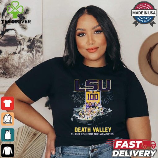 Design LSU Tigers 1924 2024 100 Years In Death Valley Thank You For The Memories T Shirt