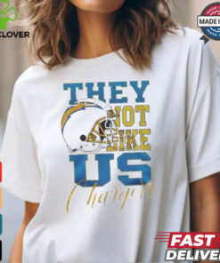 Design Los Angeles Chargers They Not Like Us Chargers Shirt