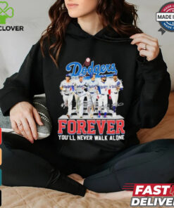 Design Los Angeles Dodgers Forever You’ll Never Walk Alone Signatures Shirt