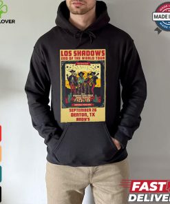 Design Los Shadows Sep 26 2024 Andy’s Bar In Denton TX Poster hoodie, sweater, longsleeve, shirt v-neck, t-shirt