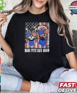 Design Make Pets Safe Again Trump Harris Debate Eating The Dogs Cat T Shirt