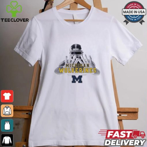 Design Michigan Wolverines Kevin Raglan Sun Shirt