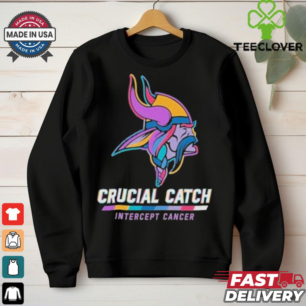 Design Minnesota Vikings 2024 Crucial Catch Intercept Cancer Awareness T Shirt Design Minnesota Vikings 2024 Crucial Catch Intercept Cancer Awareness T Shirt
