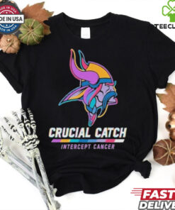 Design Minnesota Vikings 2024 Crucial Catch Intercept Cancer Awareness T Shirt 1 Design Minnesota Vikings 2024 Crucial Catch Intercept Cancer Awareness T Shirt