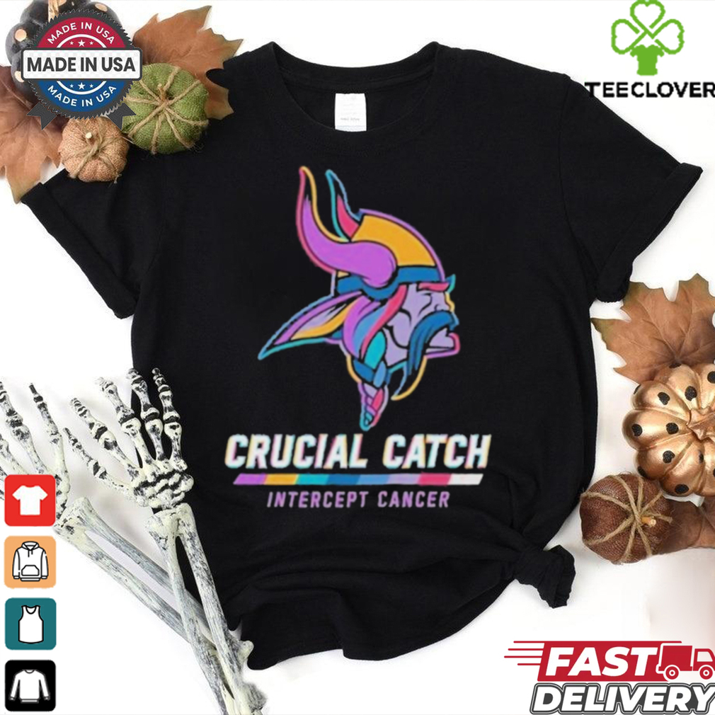 Design Minnesota Vikings 2024 Crucial Catch Intercept Cancer Awareness T Shirt Design Minnesota Vikings 2024 Crucial Catch Intercept Cancer Awareness T Shirt