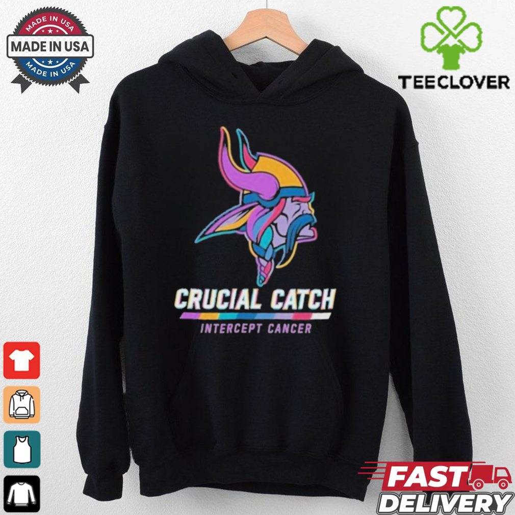 Design Minnesota Vikings 2024 Crucial Catch Intercept Cancer Awareness T Shirt Design Minnesota Vikings 2024 Crucial Catch Intercept Cancer Awareness T Shirt