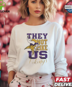 Design Minnesota Vikings They Not Like Us Vikings Shirt