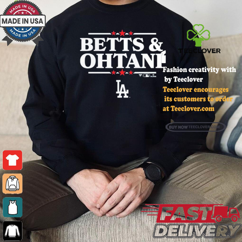Design Mookie Betts & Shohei Ohtani Royal Los Angeles Dodgers Election Player Shirt Design Mookie Betts & Shohei Ohtani Royal Los Angeles Dodgers Election Player Shirt