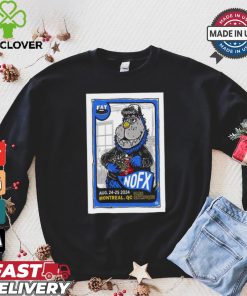 Design NOFX Canada Tour In Montreal QC On August 24 25 2024 Poster Shirt