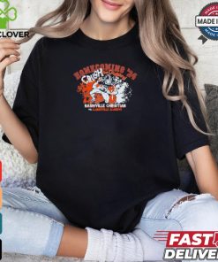 Design Nashville Christian vs. Clarksville Academy Crush The Cougars 2024 Homecoming Shirt