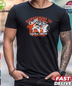 Design Nashville Christian vs. Clarksville Academy Crush The Cougars 2024 Homecoming Shirt