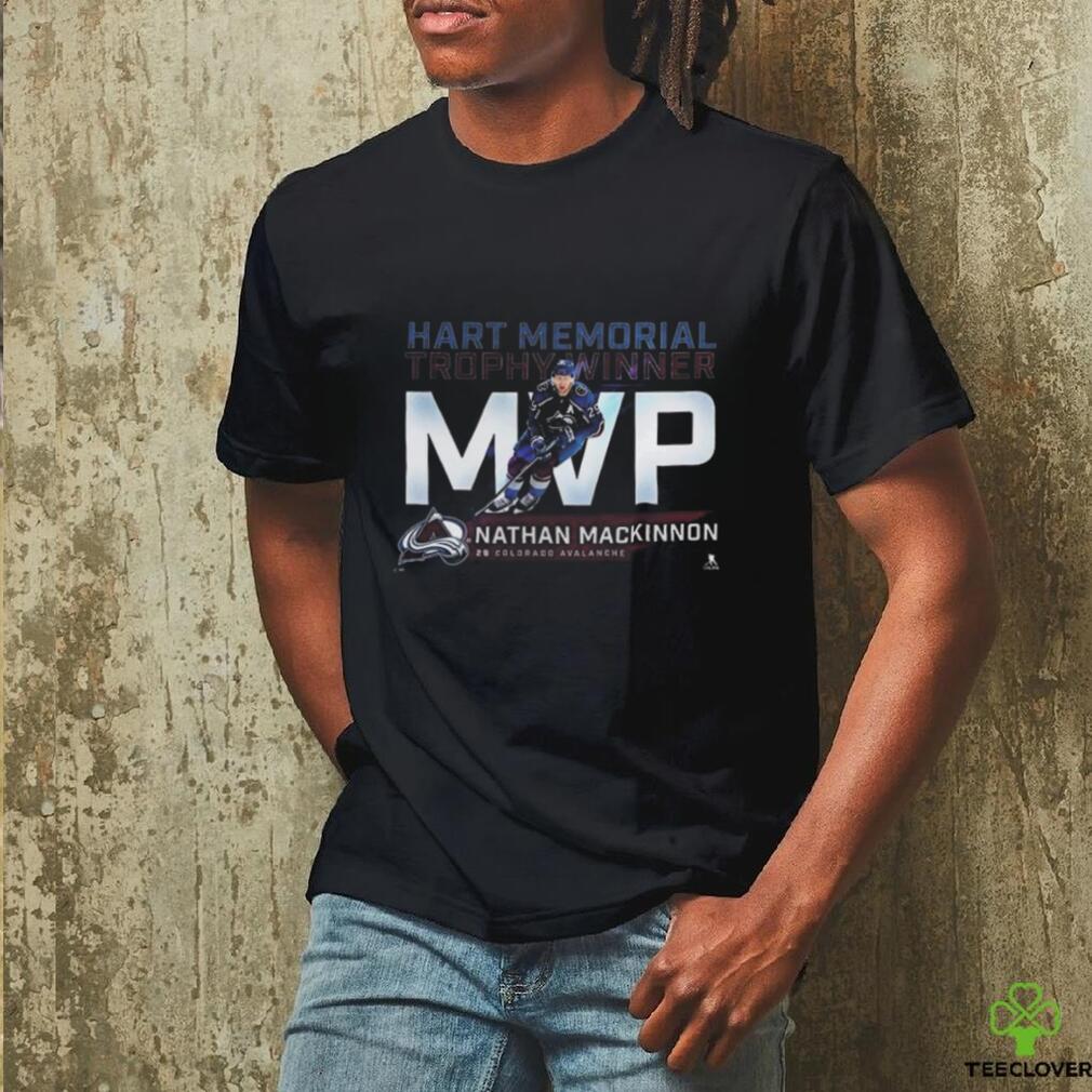 Design Nathan MacKinnon From Colorado Avalanche 2024 MVP Hart Memorial Trophy Winner Unisex T Shirt