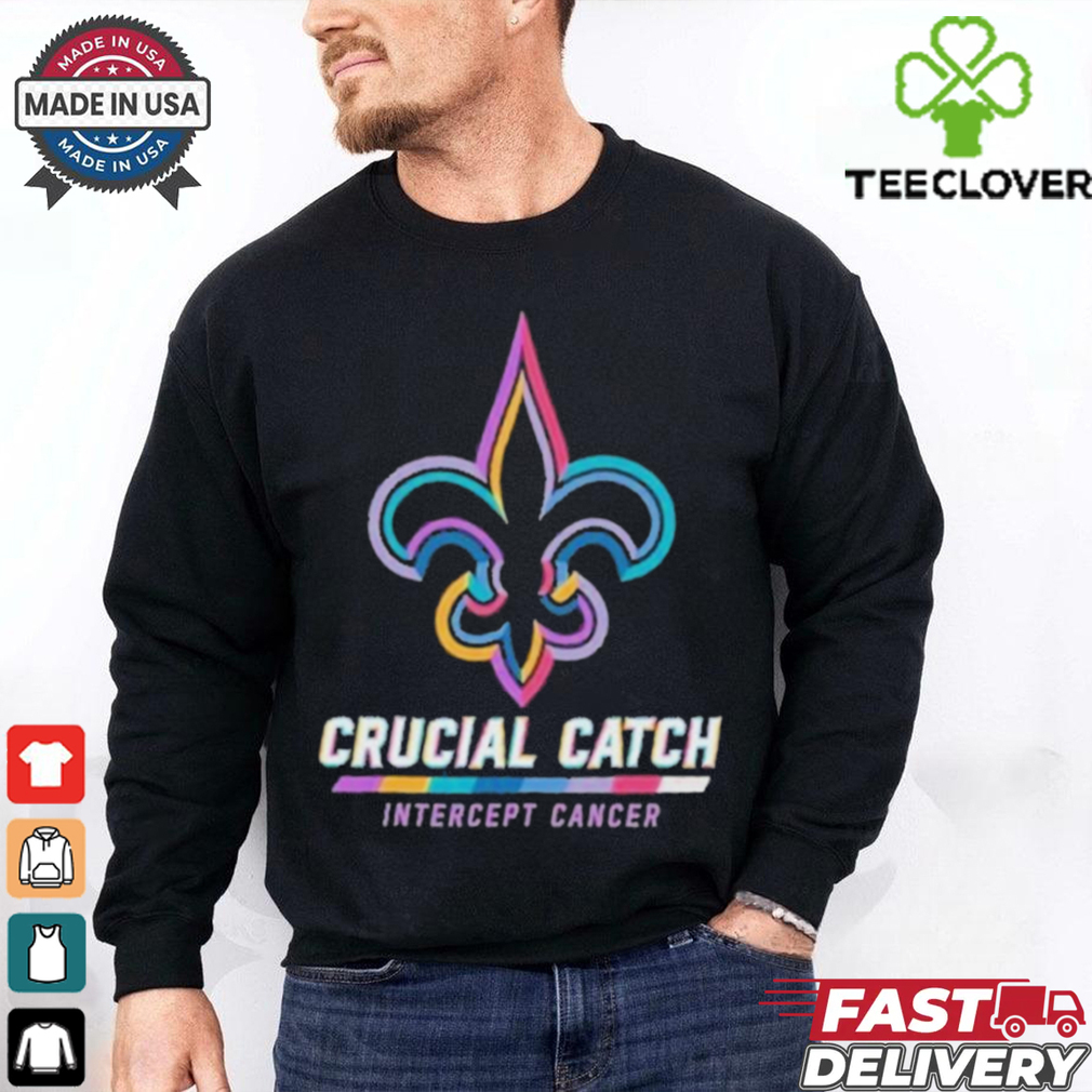 Design New Orleans Saints 2024 Crucial Catch Intercept Cancer Awareness T Shirt Design New Orleans Saints 2024 Crucial Catch Intercept Cancer Awareness T Shirt