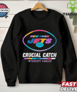 Design New York Jets 2024 Crucial Catch Intercept Cancer Awareness T Shirt