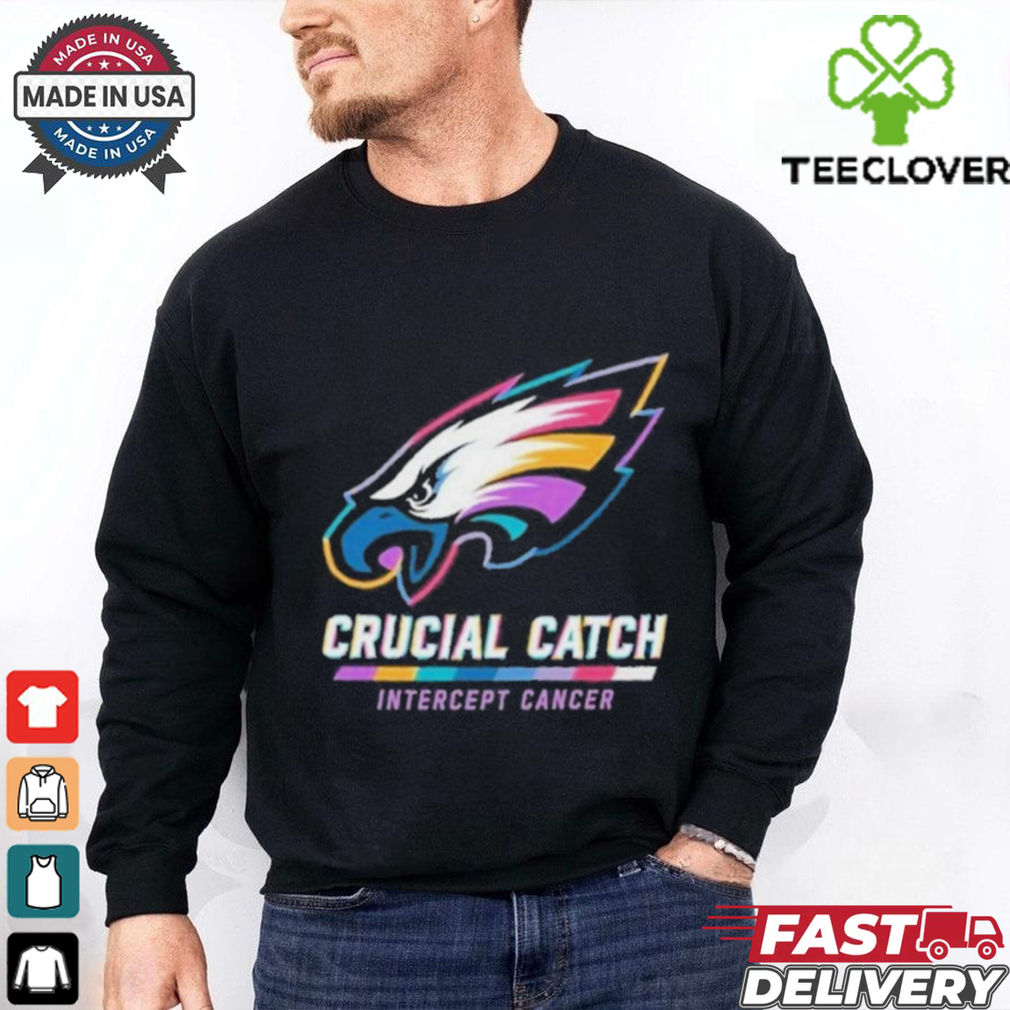 Design Philadelphia Eagles 2024 Crucial Catch Intercept Cancer Awareness T Shirt Design Philadelphia Eagles 2024 Crucial Catch Intercept Cancer Awareness T Shirt