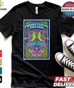 Design Pigeons Playing Ping Pong Aug 22 2024 Georgia Theatre in Athens GA Poster shirt 2 Design Pigeons Playing Ping Pong Aug 22 2024 Georgia Theatre in Athens GA Poster shirt