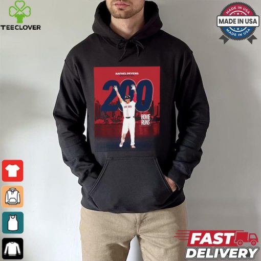 Design Rafael Devers Boston Red Sox 200 Home Run With the Club hoodie, sweater, longsleeve, shirt v-neck, t-shirt