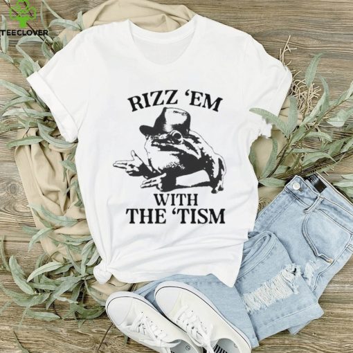 Design Rizz ‘Em With The ‘Tism Cowboy Frog Shirt