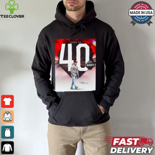 Design Ryan Helsley Cardinals First To 40 Saves this season hoodie, sweater, longsleeve, shirt v-neck, t-shirt