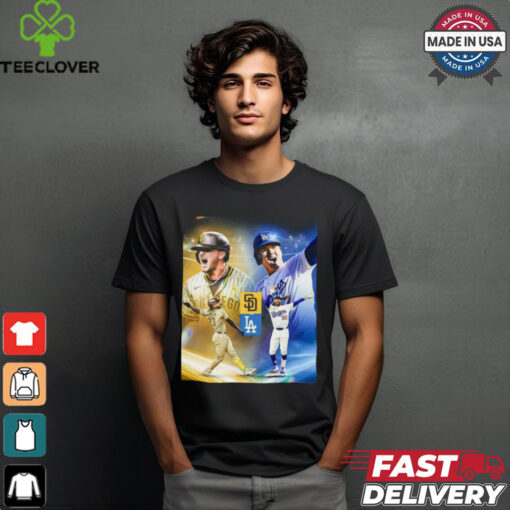 Design San Diego Padres vs. Los Angeles Dodgers 2024 MLB NL West Champions Shirt