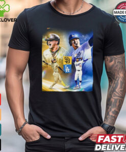 Design San Diego Padres vs. Los Angeles Dodgers 2024 MLB NL West Champions Shirt