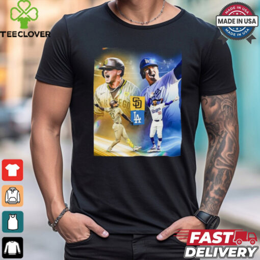 Design San Diego Padres vs. Los Angeles Dodgers 2024 MLB NL West Champions Shirt