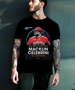 Design San Jose Sharks Select Forward Macklin Celebrini With The First Overall Selection In The NHL Draft 2024 Vintage T Shirt