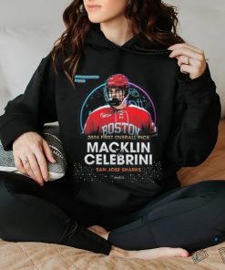 Design San Jose Sharks Select Forward Macklin Celebrini With The First Overall Selection In The NHL Draft 2024 Vintage T Shirt