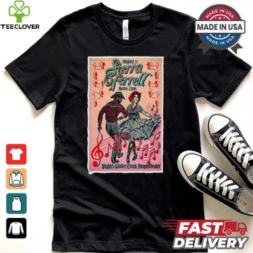 Design Sierra Ferrell Aug 22 2024 The Stubb’s Waller Creek Amphitheatre In Austin TX Poster Shirt