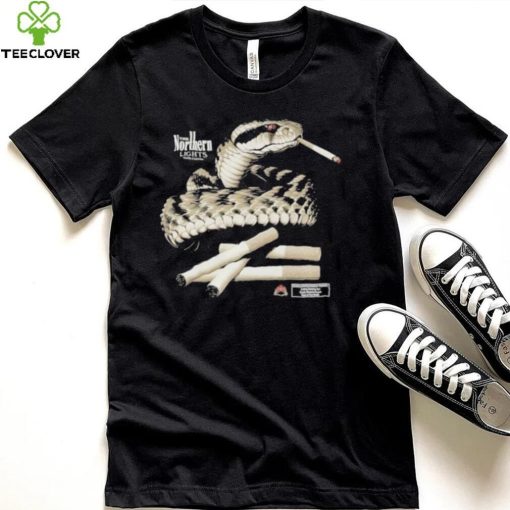 Design Snake Smoking The Northern Lights Shirt 2 1