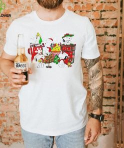 Design Snoopy And Woodstock Hat Santa Dring Merry Christmas Shirt