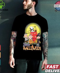 Design Snoopy With Charlie Brown And Friends Happy 2024 Halloween T Shirt