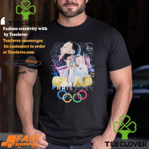 Design Stephen Curry Gold Paris 2024 T Shirt