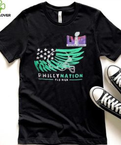 Design Super Bowl Lviii Philly Nation Fly High, Skybound Philadelphia Eagles Shirt