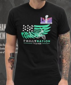 Design Super Bowl Lviii Philly Nation Fly High, Skybound Philadelphia Eagles Shirt
