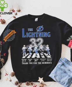 Design Tampa Bay Lightning 32 Years Signature Thank You For The Memories T Shirt