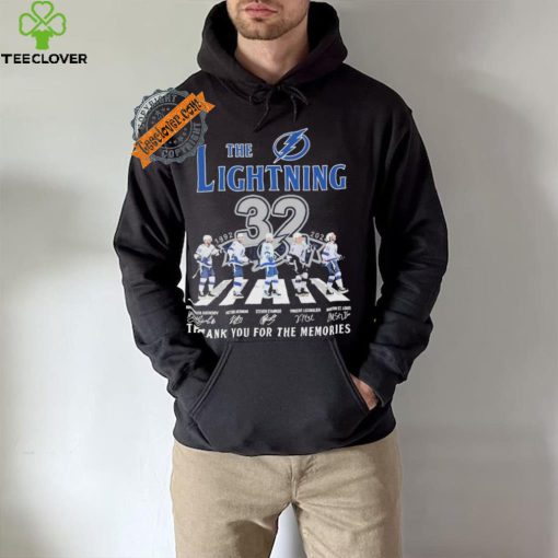 Design Tampa Bay Lightning 32 Years Signature Thank You For The Memories T Shirt