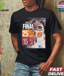 Design Tennessee Volunteers wins 25 15 Oklahoma Sooners football 2024 SEC opening final score shirt