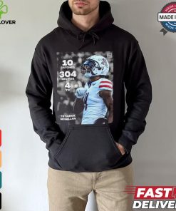 Design Tetairoa Mcmillan 10 Catches 304 Rec Yds 4 Td shirt
